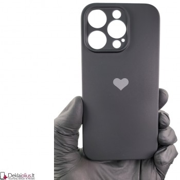 Švelnus silikoninis dėklas - juodas (Apple Iphone 14 Pro) Švelnus silikoninis dėklas - juodas (Apple Iphone 14 Pro)